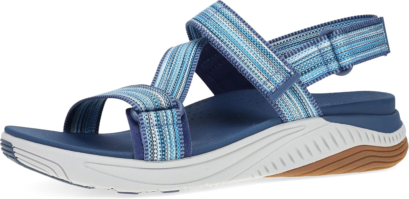 Dansko Rayna Fully Adjustable Sport Sandal for Women Lightweight EVA Midsole and Rubber Outsole Natural Arch Technology for Added Support Hook and Loop Closure