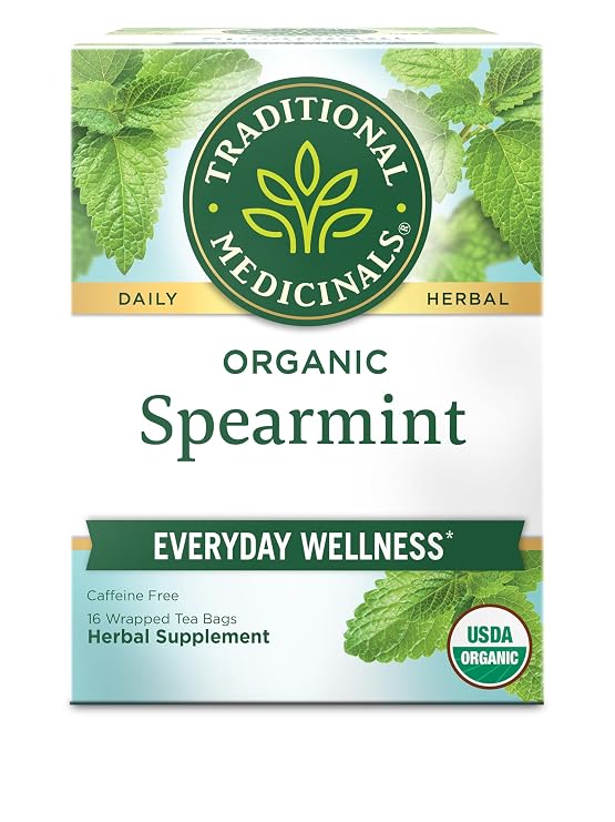 Traditional Medicinals Organic Spearmint, 16 Tea Bags