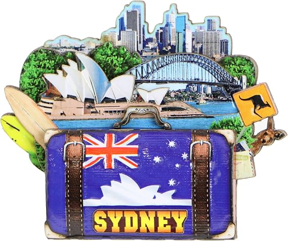 3D Sydney Magnet Souvenir of Australia Opera House and Landmarks