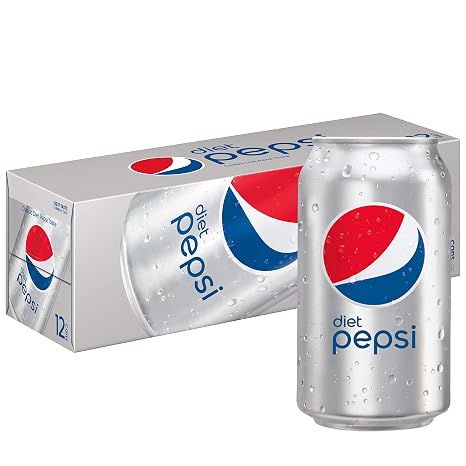 Diet Pepsi Cans, 12 FlOz, 12 Count