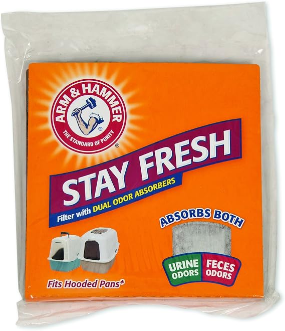 Arm and Hammer Cat Litter Filter, Fits Hooded Pans, 1 Pack