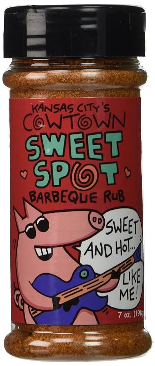 Cowtown Sweet Spot Barbeque Rub, 7-Ounce Shaker Bottle