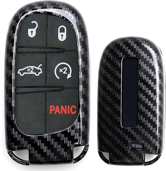 iJDMTOY Hard Plastic Key Fob Case for Dodge Charger/Challenger/Dart/Durango