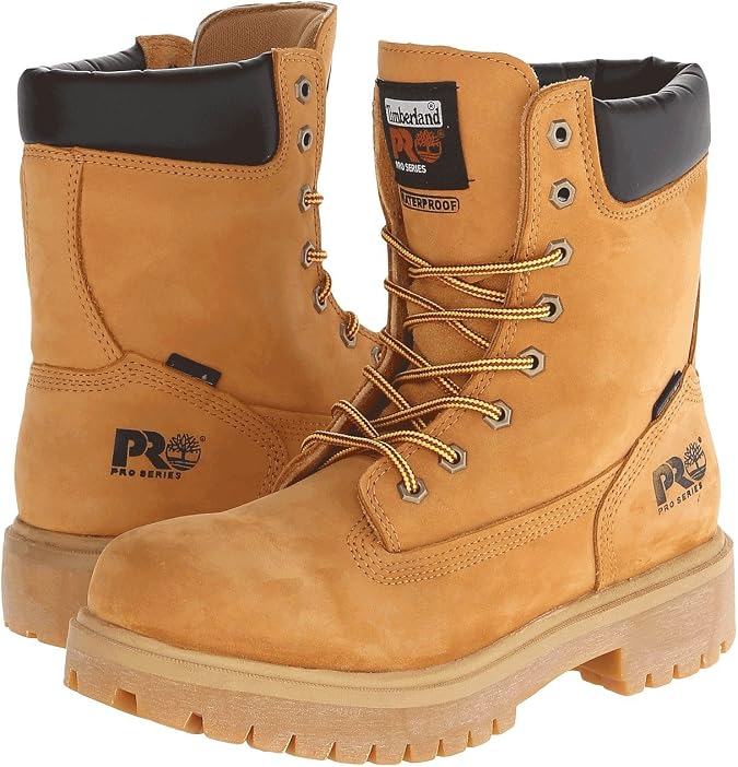 Timberland PRO Men's 26011 Direct Attach 8" Soft-Toe, yellow, 13