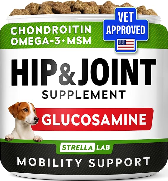 Advanced Glucosamine for Dogs, Chondroitin & MSM Hip Joint Supplement Chews