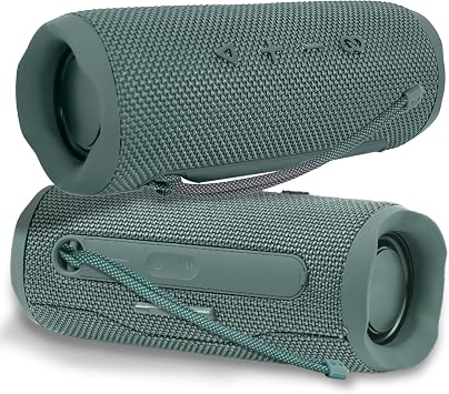 Santana Sounds Energia Bluetooth Wireless Speaker - Dual 5 Watt Speaker - High-Definition Sound - Pairing Capability - Up to 20 Hours Playtime - Waterproof & Impact Resistant- Green