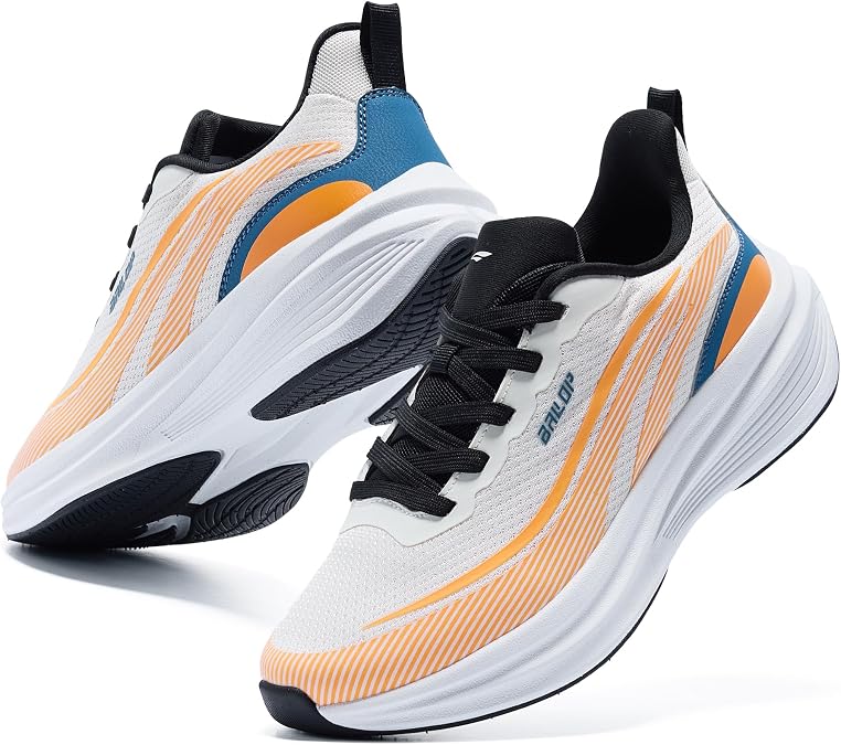 BALLOP Thunder R2 - Men's & Women's Running Shoes - Lightweight Daily Cushion Sneakers with 1.77 inch (4.5cm) EVA Midsole & Non-Slip Grip for Ultimate Comfort -