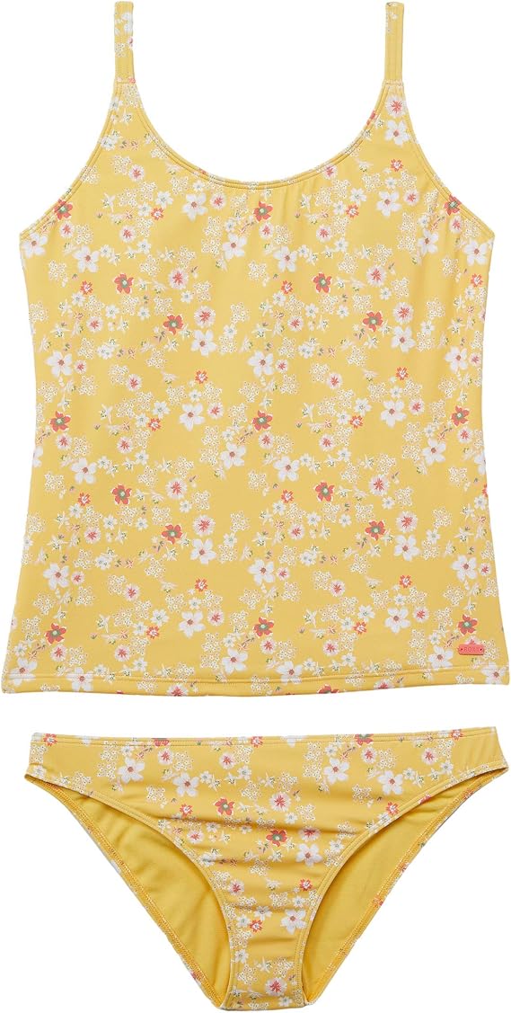Roxy Girls' Colorful Party Tankini Swimsuit Set