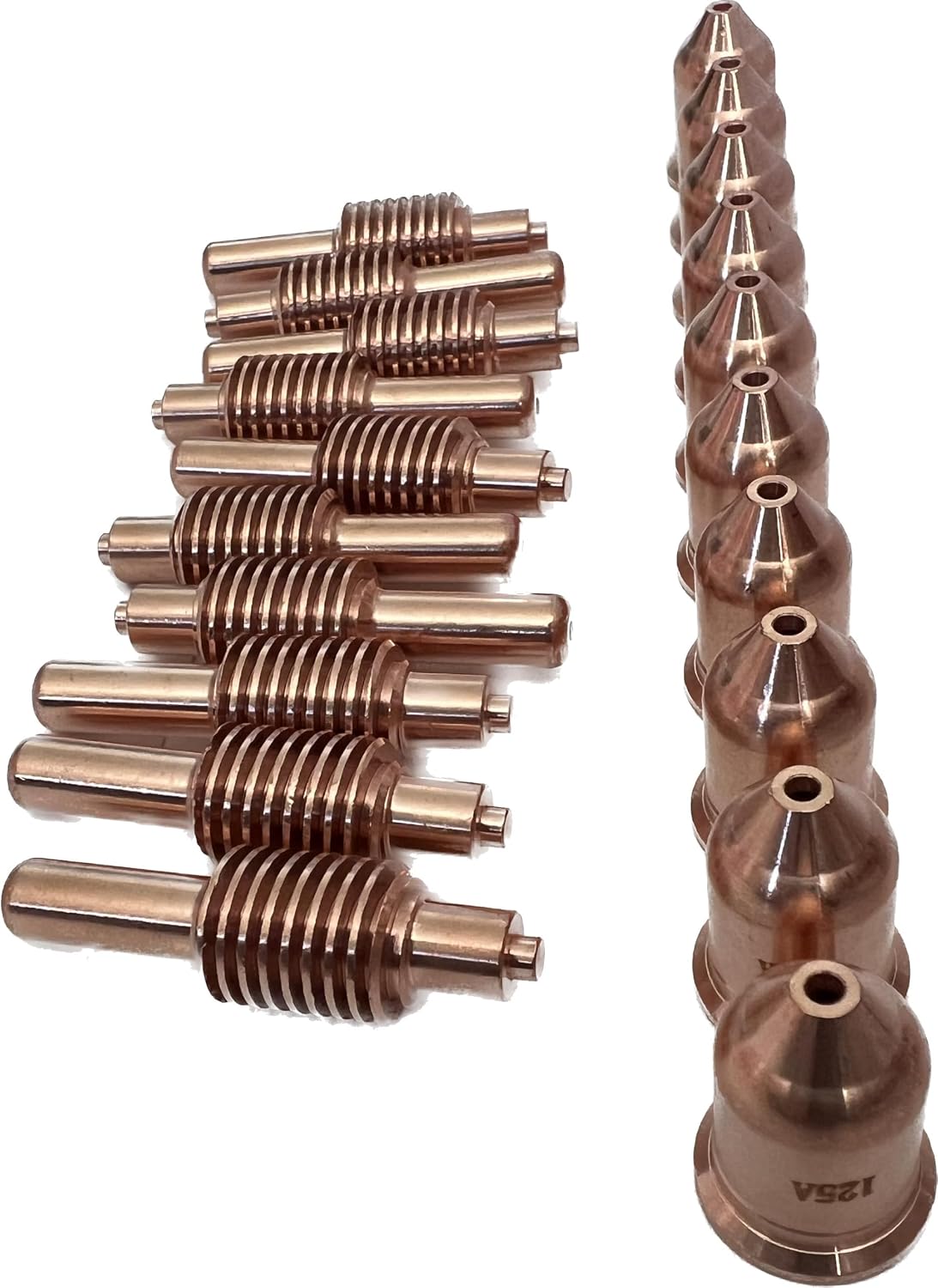 85a Plasma Cut Consumables For Poweredge120b  Poweredge80 Plasma Cutter Pe85c  Pe85h  Pe125c  Pe125h Plasma Cut Torch -20pcs Tip Size: 1.385a