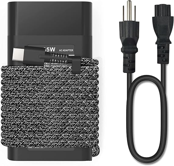 65W USB C Laptop Charger for HP OmniBook 3 5 7 X Flip 16" 14" 17.3" AI PC