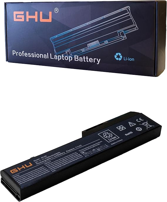 GHU New Battery 58 WH Replacement for Dell Vostro 1320 1310 1510 1520 2510 PP36s PP36l Series, Fits P/n K738h T112c T114c T116c U661h N958 312-0725 312-0922 N956C 5200 mAh 11.1V 6 Cell