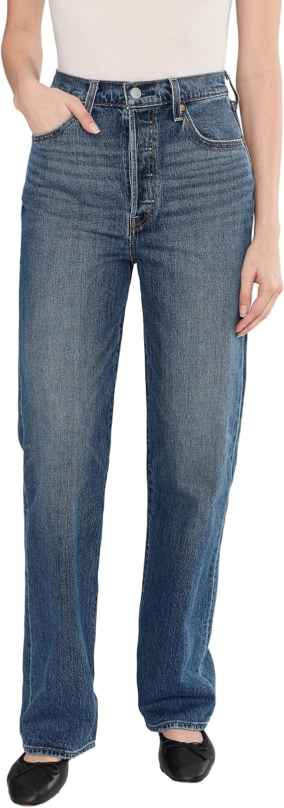 Levi's Womens Ribcage Full Length
