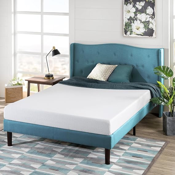 ZINUS Memory Foam Mattress, Semi-Double, 5.9 inches 15 cm, Thickness, Green Tea, Antibacterial, Odor Resistant, 3-Layer Construction, Breathable, Body Pressure Dispersion, Memory Foam, Soft, Futon