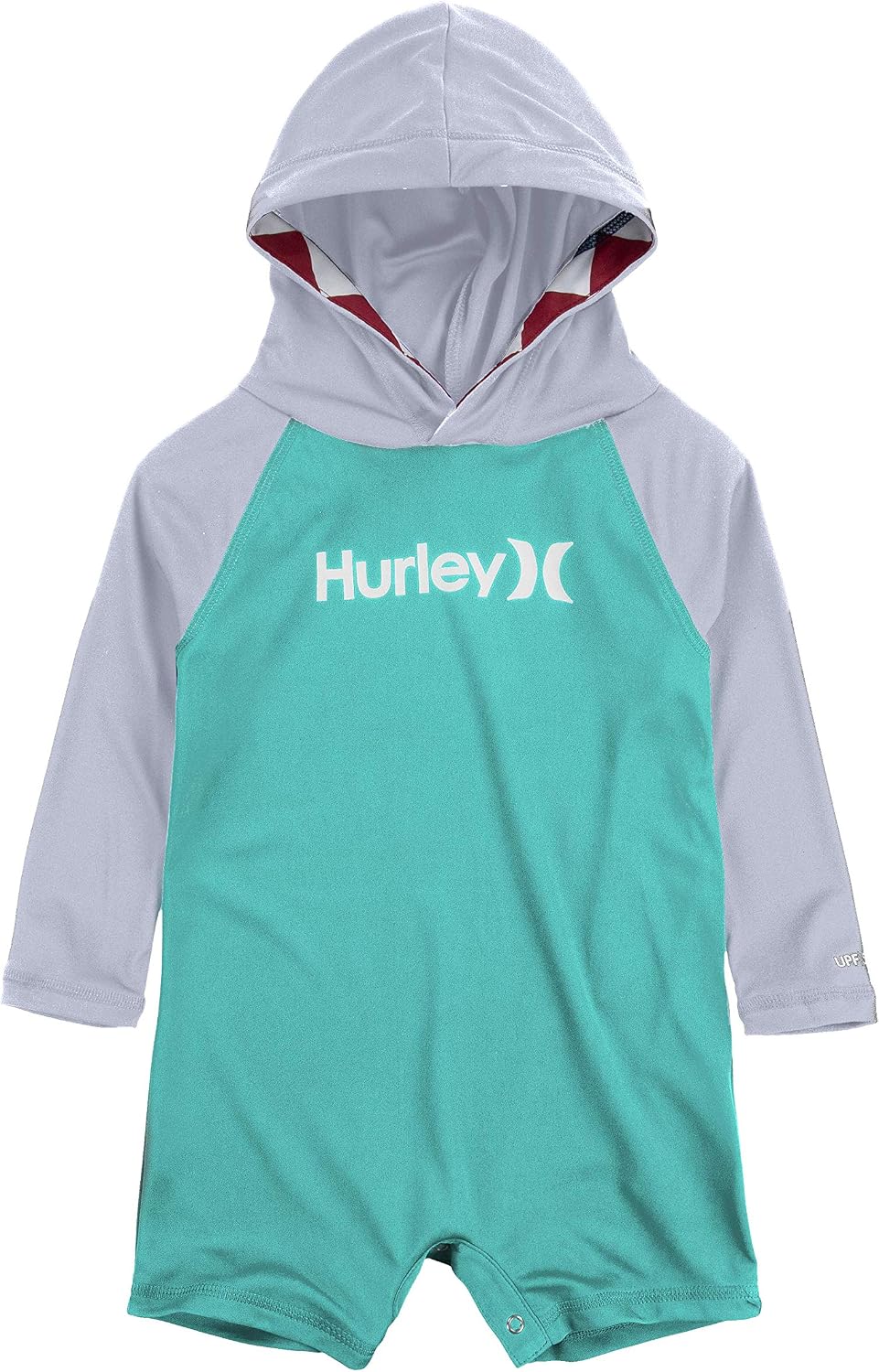 Hurley Baby Boys Long Sleeve Hooded Coverall-Discontinued