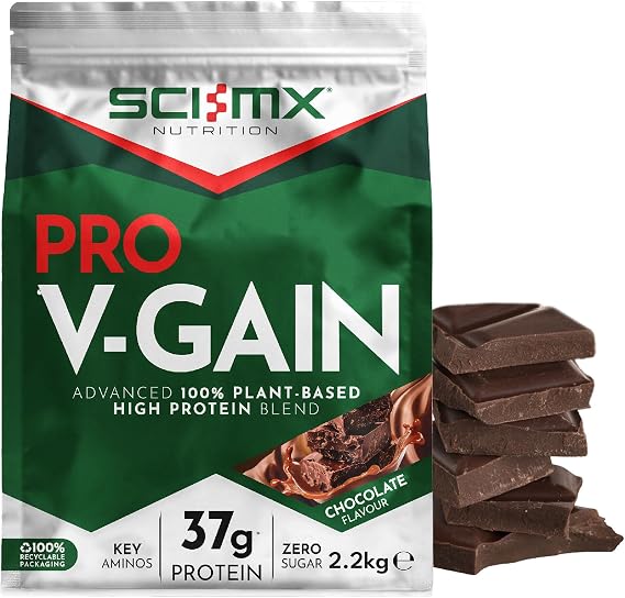 SCI-MX Pro-V Gain • Vegan Chocolate Flavour • 2.2KG (49 servings)