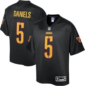 Men's Jayden Daniels Black Washington Commanders Pro Line Jersey