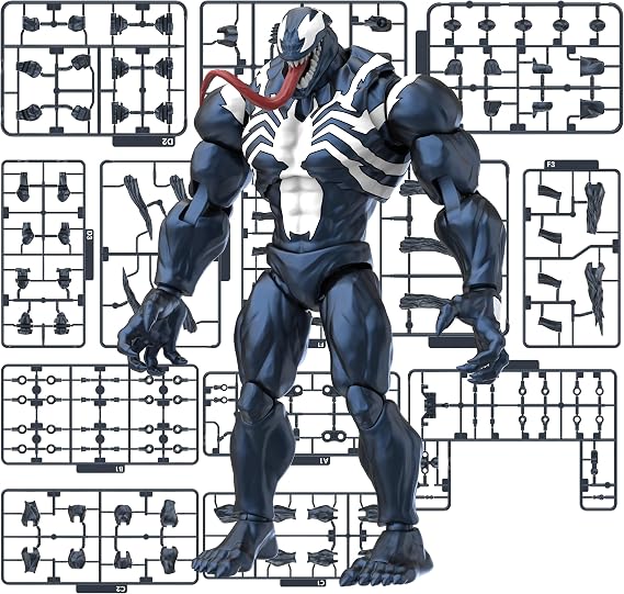 Blokees Marvel CC07 Venom ABS & PVC Construction Plastic Model