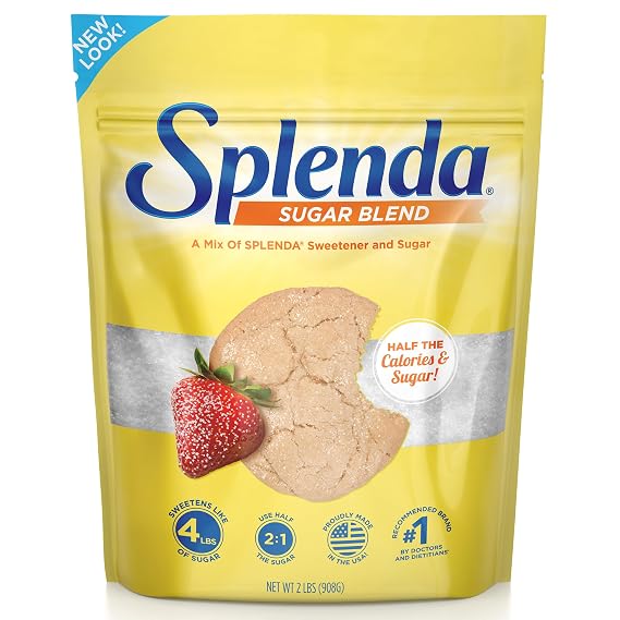 SPLENDA Low Calorie Sweetener for Baking Resealable Bag, Sugar Blend, 32 Ounce