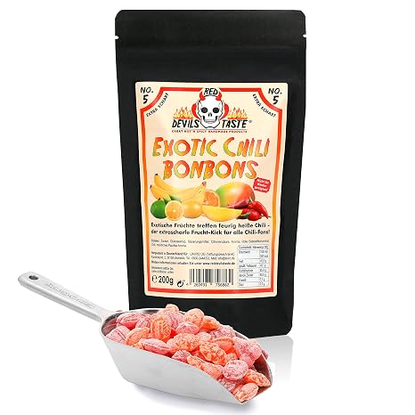 Exotic Chili Bonbon Xtra Sharp 200 g RED DEVILS TASTE
