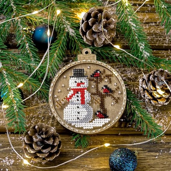 Wizardi Wonderland Crafts Bead Embroidery kit on Wood FLK-368