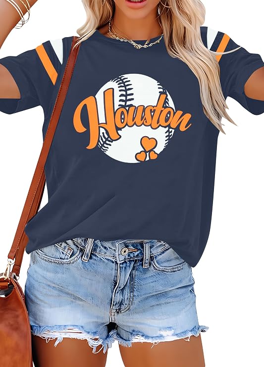 Football Team Shirts Woman Baseball Shirt Fan Gifts Tee Graphic Tops