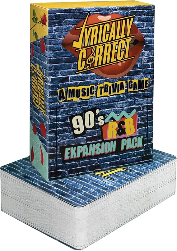 Lyrically Correct '90s R&B Expansion Pack 80 Additional Trivia Cards
