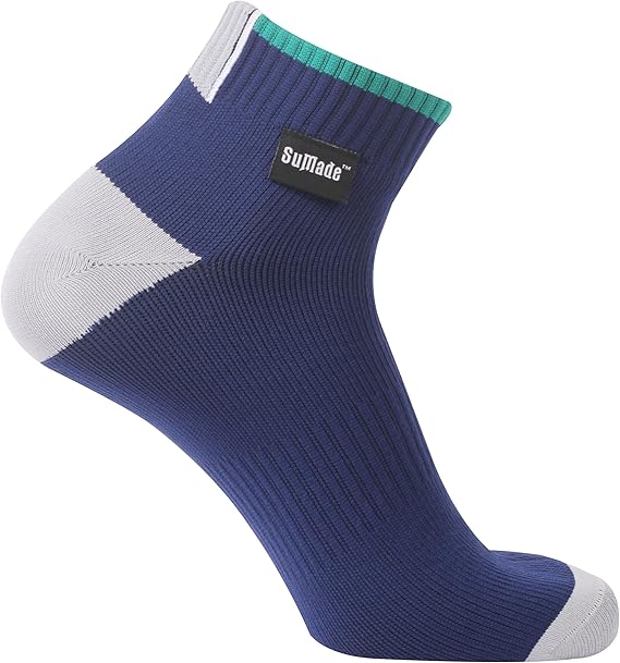 Merino Wool Waterproof Socks, 1 Pair Waterproof Hiking Socks for Hiking, Running -Breathable & Warm for All Seasons