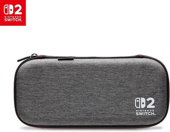 PowerA Slim Case for Nintendo Switch 2 - Dark Pagan Gray, Officially Licensed, Protective Case, Place for 10 Software Cards, Filled Screensaver, Integrated Foot