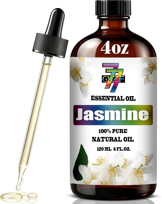 Jasmine Essential Oil for Diffuser Massage Cleaning,Jasmine Oil 4 oz