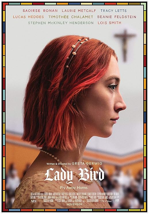 Lady Bird Movie Poster Limited Print Photo Saoirse Ronan, Timothee Chalamet, Odeya Rush Size 11x17#1