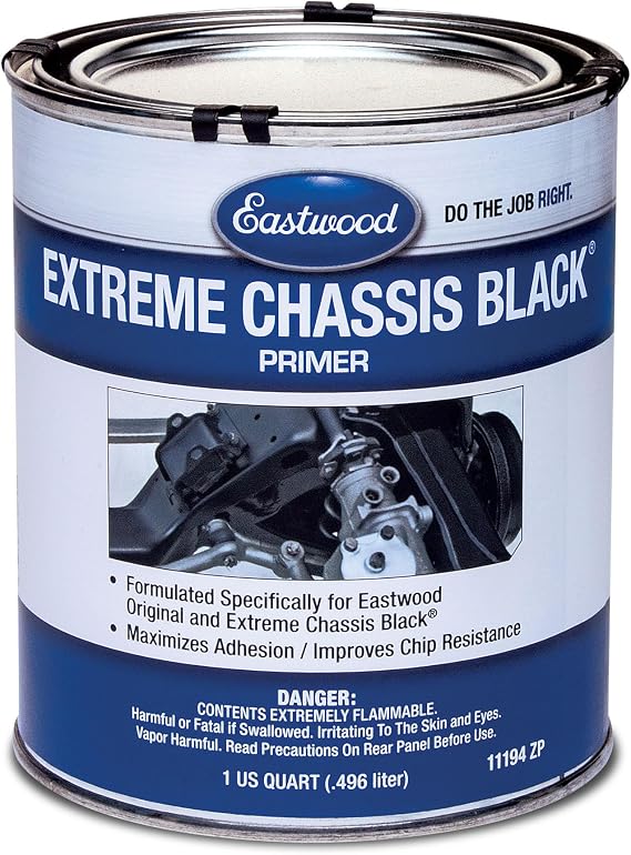 Eastwood Extreme Chassis Black Primer Quarts Improves Chips Resistance
