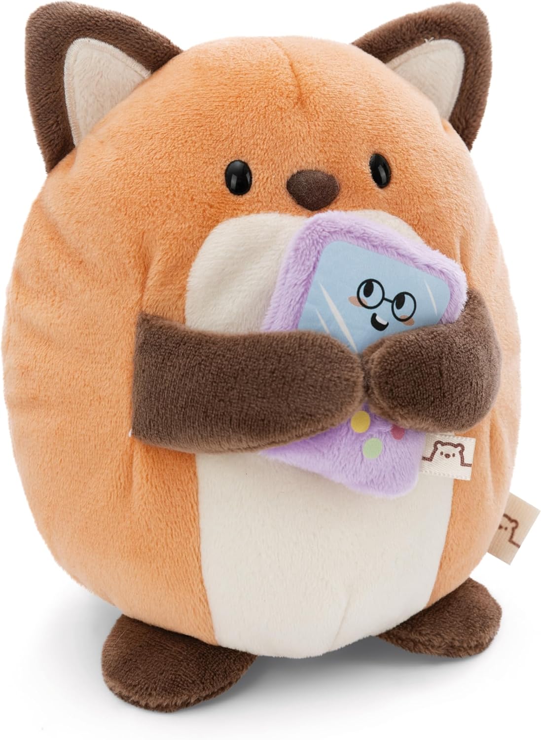 NICI MYMOCHIニキミモチ 抱きしめるおもちゃ キツネのオタク 27cm ビデオゲーム付き ベージュ - 柔らかいぬいぐるみ 抱きしめたり遊んだりするためのかわいいぬいぐるみ 子供と大人向け 素晴らしいギフトアイデア - 61157