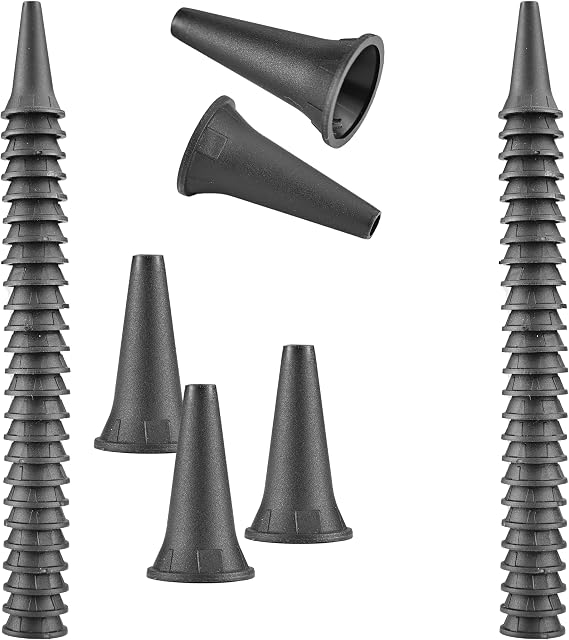 Reusable Diagnostic Otoscope Cover Specula Tips - Sets of 50 - Available in 2.5 mm, 3.5 mm, 4mm, 5 mm (50 pcs of 2.5 mm and 3.5 mm (25 Each))