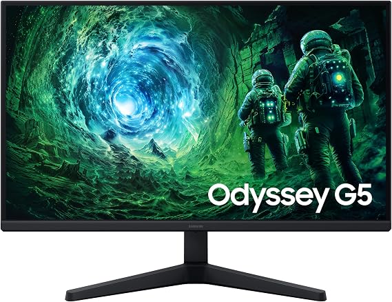 Samsung 27" Odyssey G5 G53F, QHD 2560x1440 (2K), IPS, 200 Hz, 1 ms, HDMI, DP, Gaming Monitör, LS27FG530EUXUF
