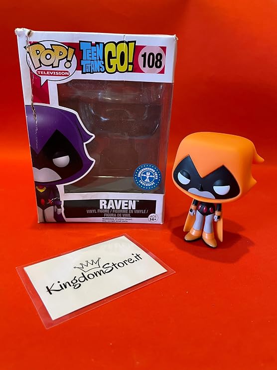 Funko 9508 - Teen Titans Raven Figure, Orange