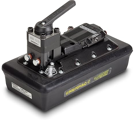 Enerpac PAMG-1405N Turbo II Air Hydraulic Pump with 4 Way Manual Valve and 4.2 Liter Reservoir