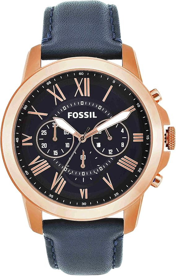 Fossil Men's Watch Classic is Forever Model Number: FS4835 Navy/1 Size