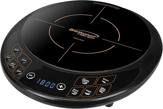 Brentwood Select TS-391 Single Electric Induction Cooktop, Black