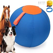 18" Herding Ball for Dogs, Large Dog Herding Ball for Australian Shepherds, Cattle Dogs, Collies, and All Herding Breeds, Dual-Layer Giant Toy for Outdoor Interacting and Exercise