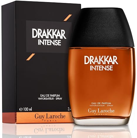 Guy Laroche Drakkar Intense Men's Eau de Parfum - Seductive & Irresistible Mens Cologne, Ambery Fougere Fragrance with Notes of Vanilla, Bergamot & Clary Sage, Long Lasting Perfume for Men