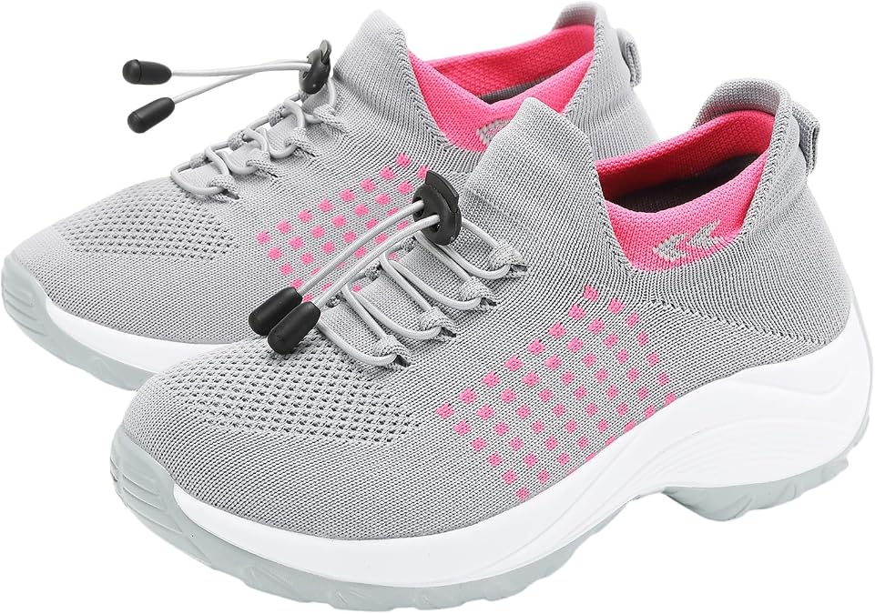 Comfort Wear Orthowear Shoes for Women Breathable Orthopedic Sneakers, Fashion Comfortwear Ortho Shoes for Women Plantar Fasciitis, Ortho Stretch Cushion Comfortable Thick Bottom