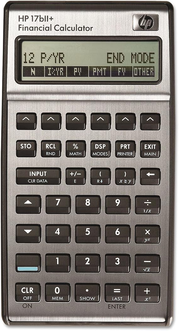 Hp 17Biiplus 17Bii+ Financial Calculator, 22-Digit Lcd
