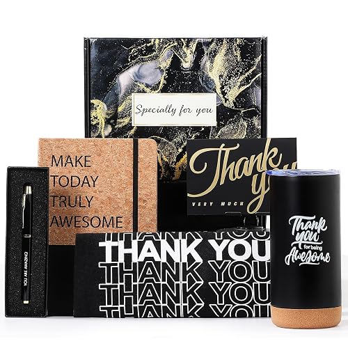 APRBOX Employee Appreciation Gifts Bulk Thank You Gifts with Thank You Cards for Women Men Work Gifts Office Gift Baskets for Social Worker Secretary Teacher Farewell Gift for Coworkers