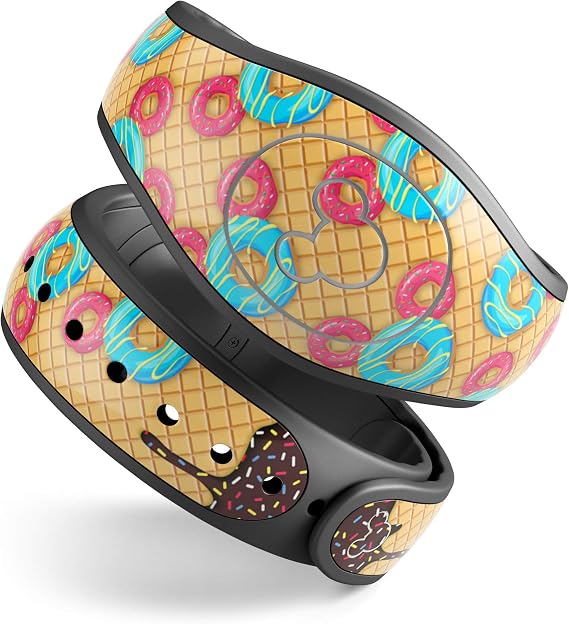 Design Skinz Animal Space Marble Agate Glitter Sticker Decal Scratch Resistant Skin Cover Compatible with Disney MagicBand+ (MagicBand Not Included)