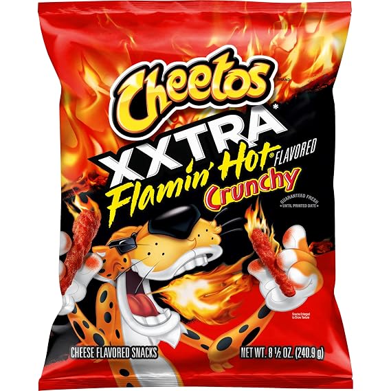 Cheetos  Flamin' Hot Cheese Flavored Snacks, 8.5 Oz