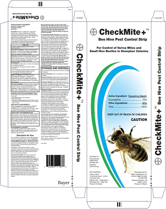 CheckMite+ Bee Hive Pest Control Strips | 10-Pack