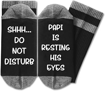 Funny Dad Socks for Birthday, Holidays, Christmas, Fathers Day.