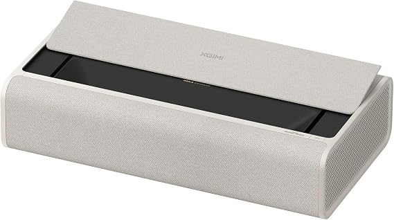 XGIMI AURA Ultra Short Throw 4K Laser Projector, 2300 ISO lumens, Google TV | Dolby Vision, IMAX Enhanced, 1,000,000:1 Dynamic Contrast Ratio, 0.177:1 Throw Ratio, Harman Kardon AURA 2 GTV White