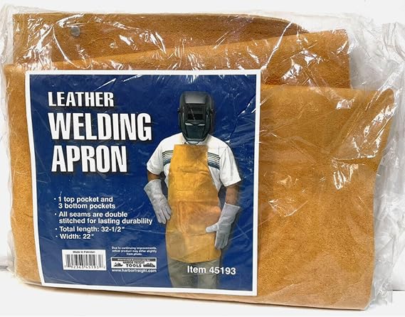 Harbor Freight Tools Split Leather Welding Apron