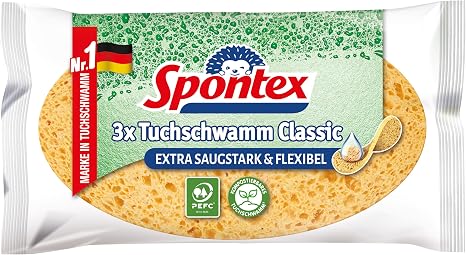 Spontex 19111017 Sponge Pack of 3